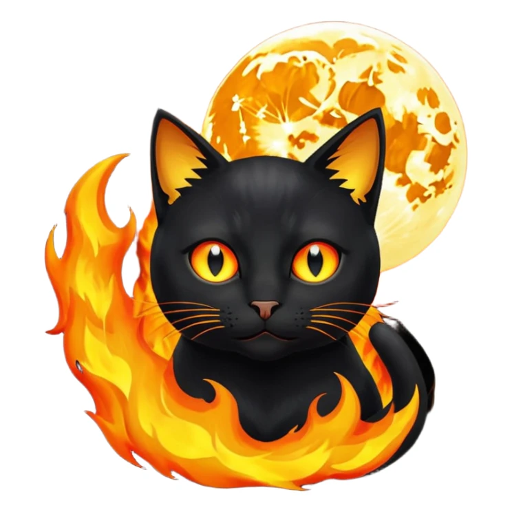 🌙😻🔥 sticker