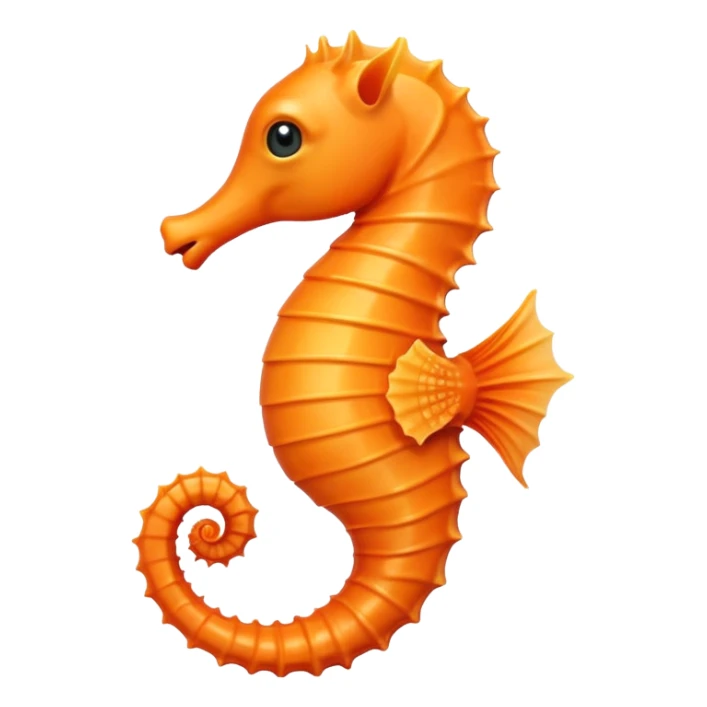 I need a smaller seahorse like a classic small emoji sticker