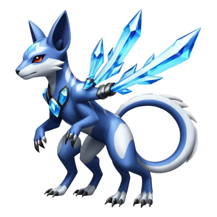 Genet-Absol-Dialga-Zeraora-Primagen-fusion-creature  sticker