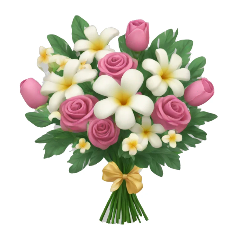 a luxury flower bouquet  sticker