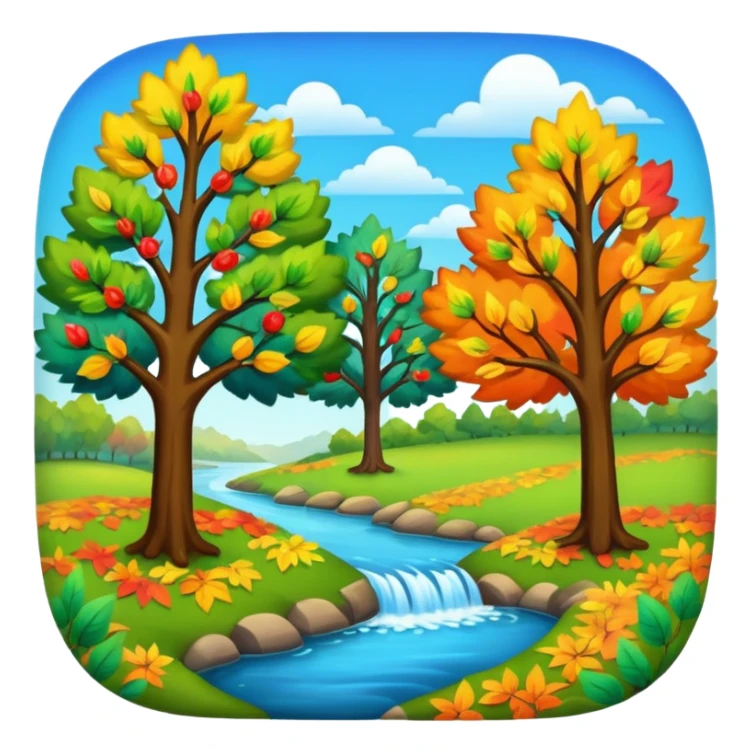 il cambio delle stagioni sticker