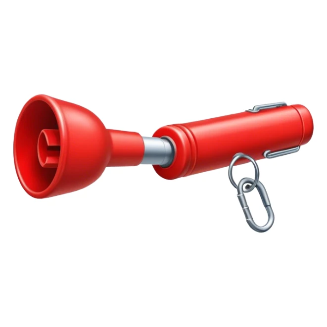 Red whistle sticker