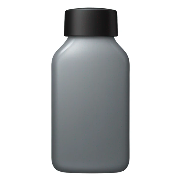 body wash in tall  grey slight  hourglass bottle with black flip lid  sticker