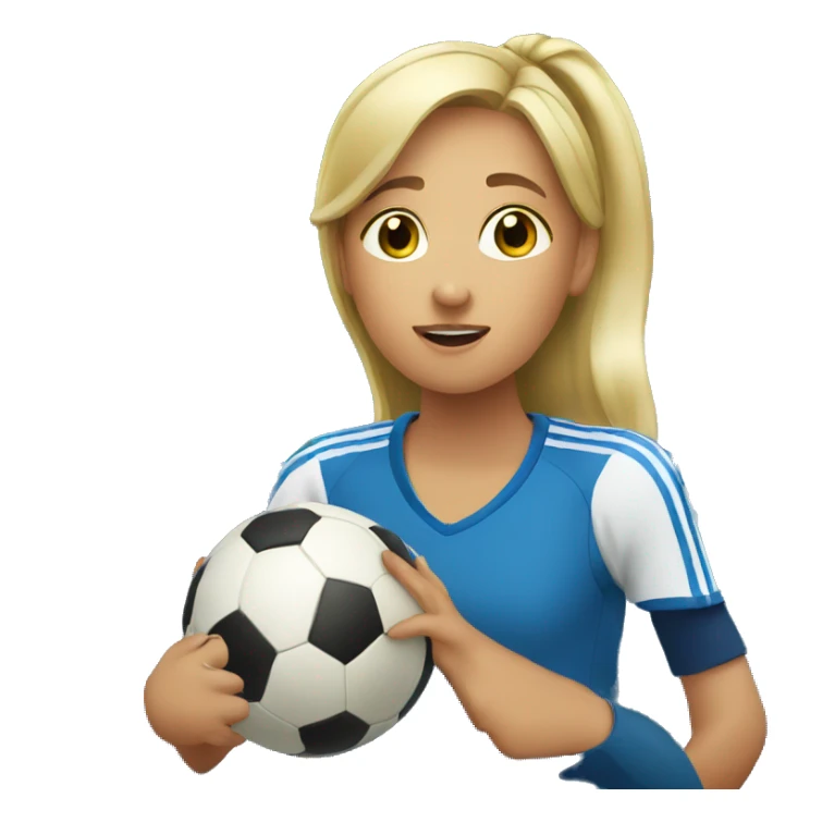 girls watching soccer game sticker