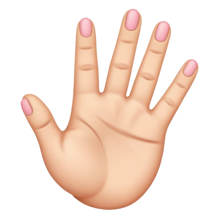 Yvl hand emoji three fingers excluding pinky and index  sticker