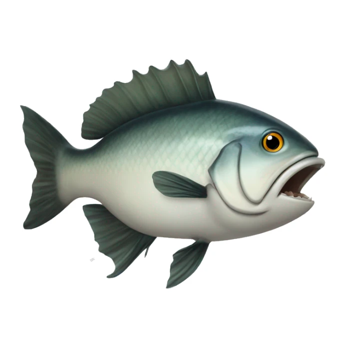 How you would show how large a fish is with your hands  sticker