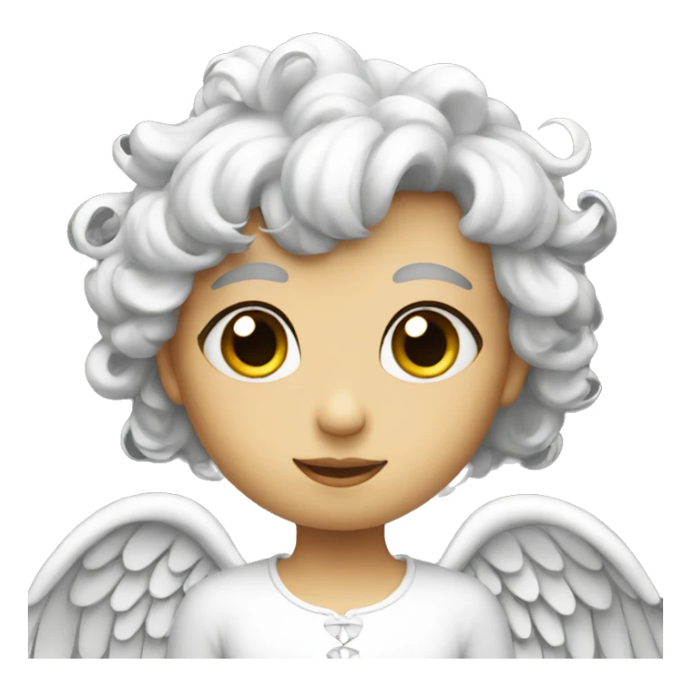 Angel with 6 wings with eyes sticker
