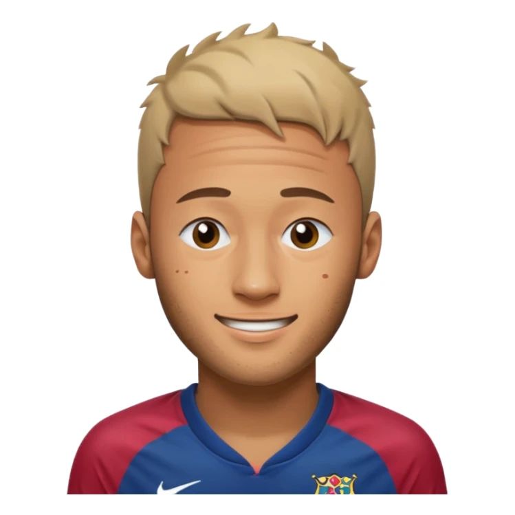 Neymar Con un ojo cerrado cerrado sticker