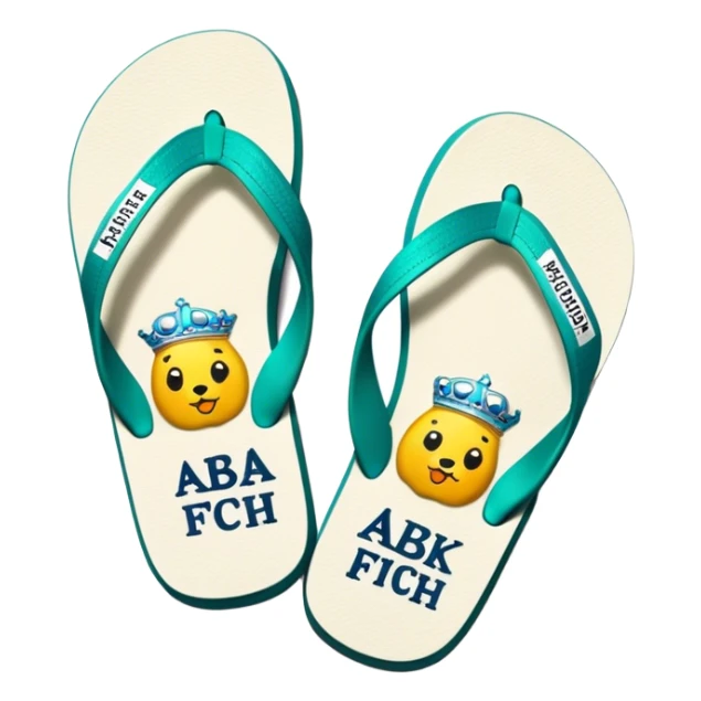 Abercrombie & Fitch Y2K flip flops sticker