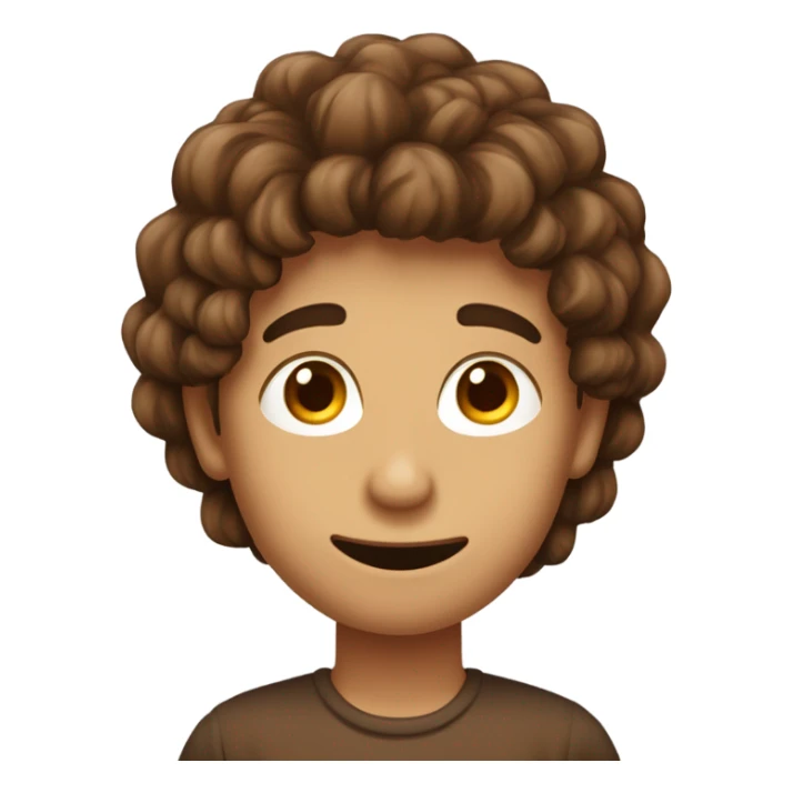 un ragazzo di 15 anni con i capelli biondi e marroni è un naso un po’ lungo sticker