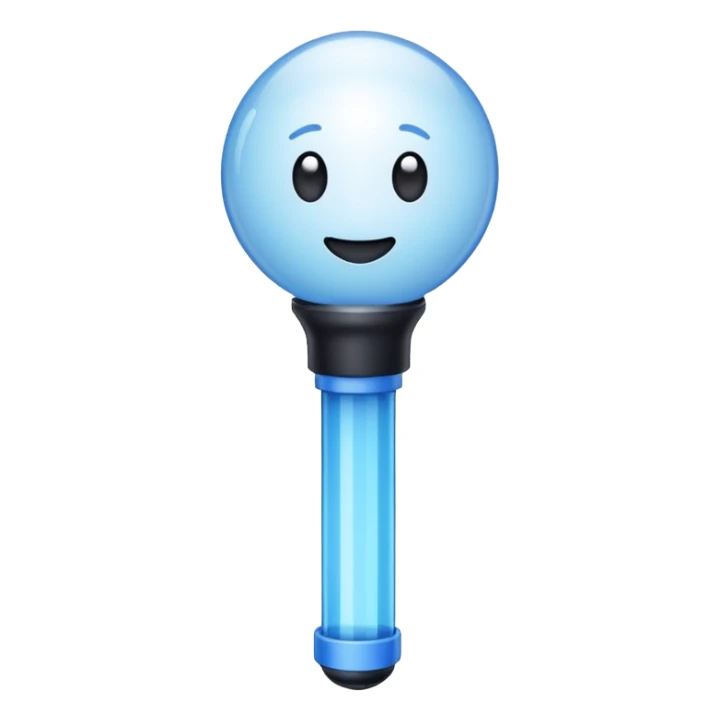 Emoji que represente la burbuja del lightstick del grupo de kpop Straykids  sticker
