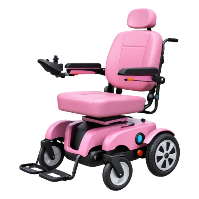Electric wheelchair pink oreo design sticker