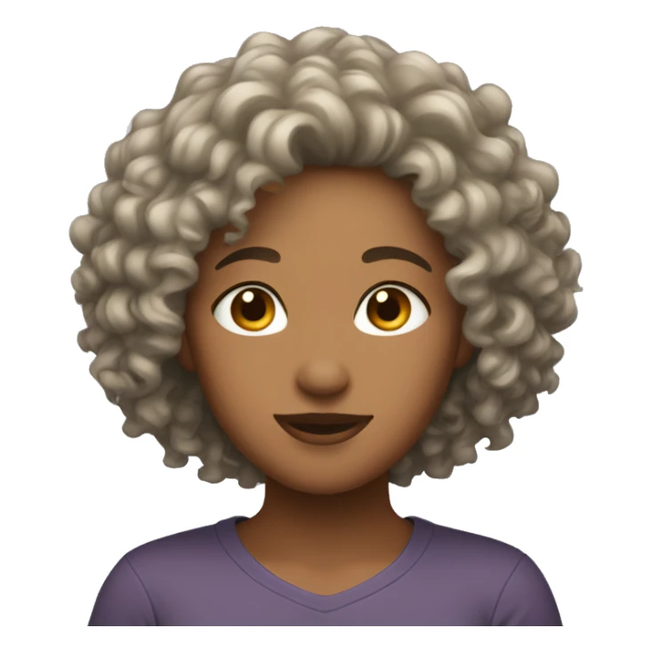 Pretty lesbian with curly hair  sticker