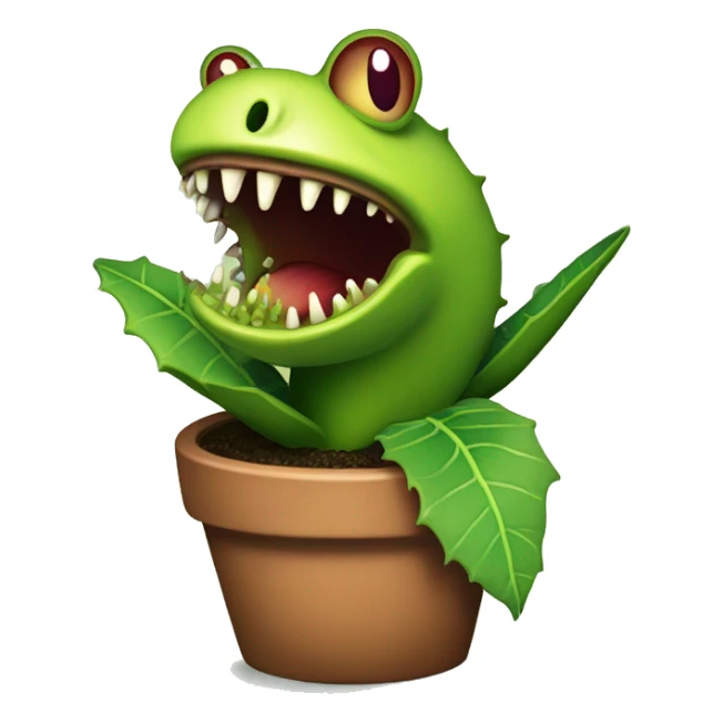Venus fly trap from little shop of horrors  sticker