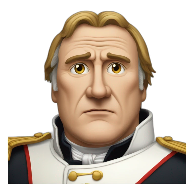 gerard depardieu en Napoléon sticker