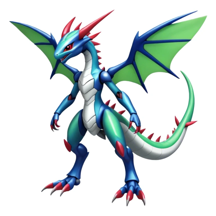  Cool Edgy Shiny Godly Ethereal Digimon-Genesect-Flygon-Dialga-Medabot-hybrid full body sticker