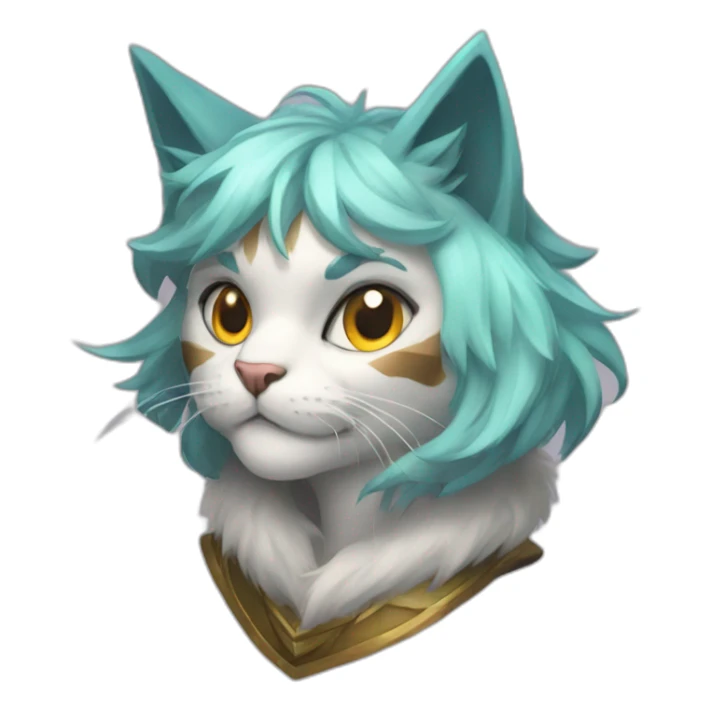 Cat league of Legends rakan sticker