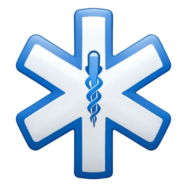 EMS star of life sticker