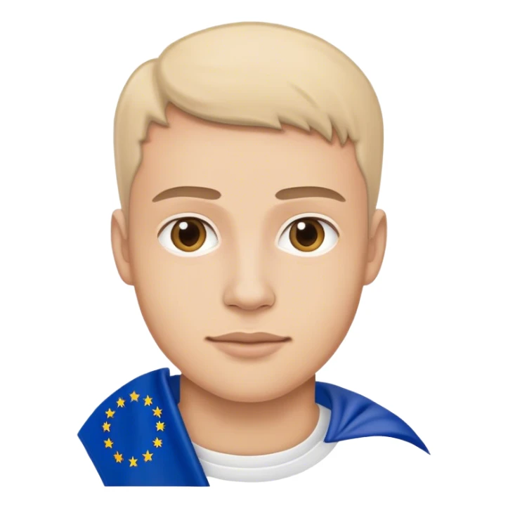 man european union enthusiast  sticker