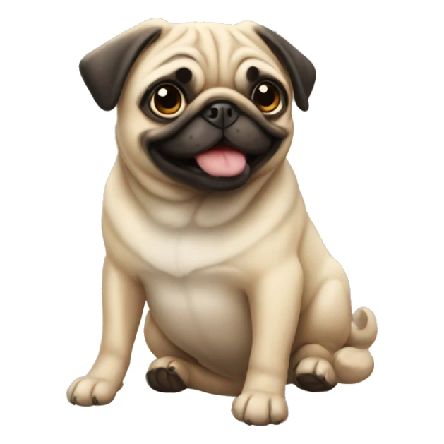 Pug sticker