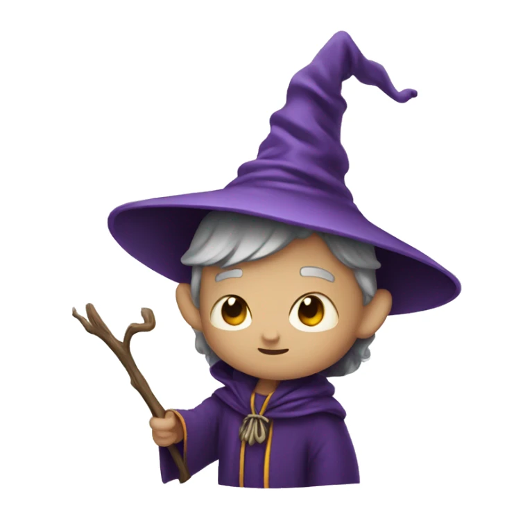 Cute wizard  sticker