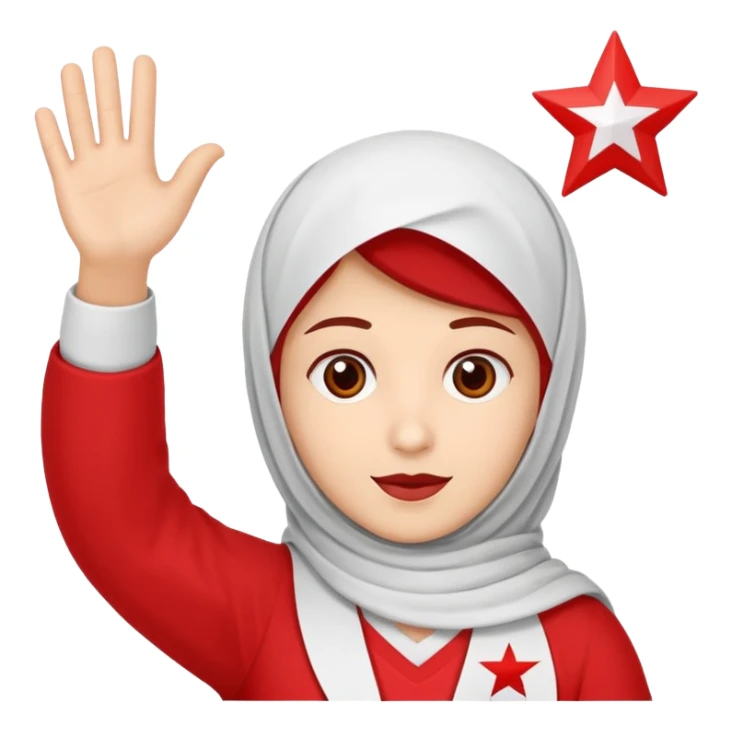 Kuzey kıbrıs bayrağı sticker