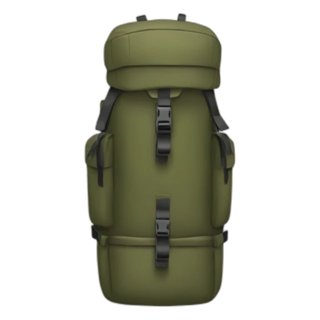 Military Backpack sticker
