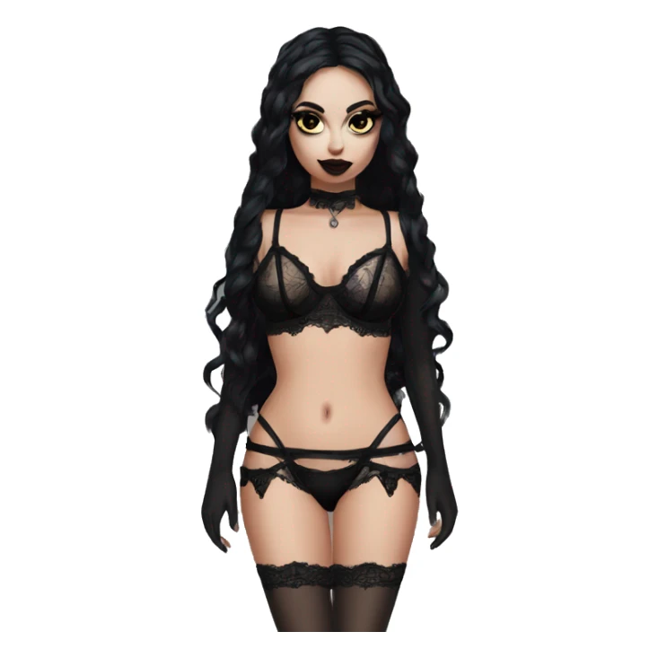 gothic lingerie  sticker