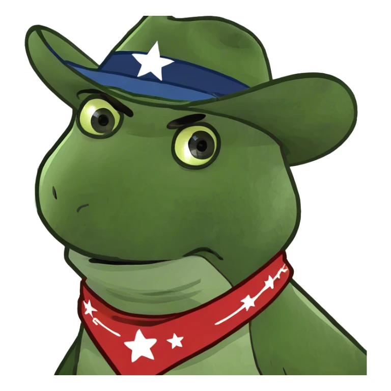 cowboy eyes full of stars sticker