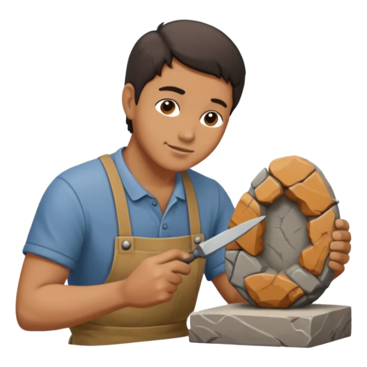 Sculptor on working on sculptor sticker