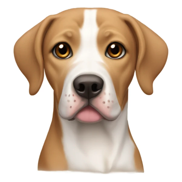 Beagle lab Pitbull tan and brown and black  sticker