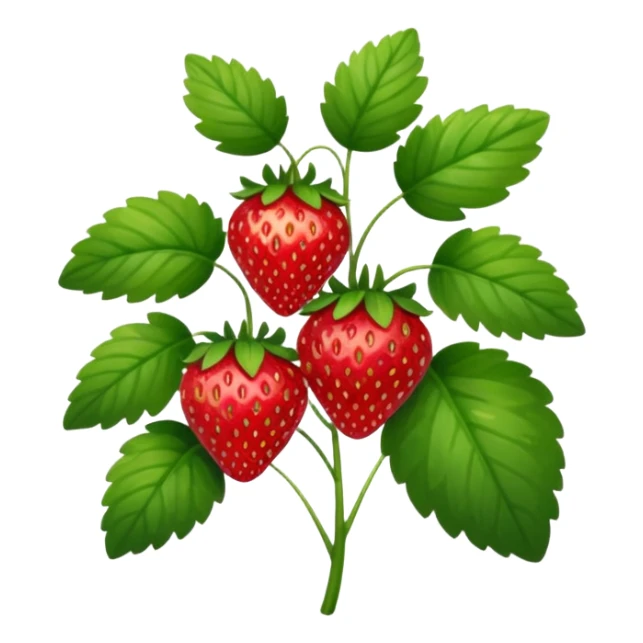 strawberry plant sticker