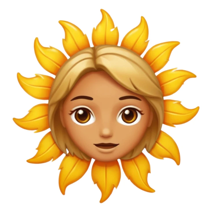 sun-kissed sticker