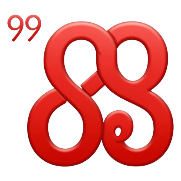 I want an image of these, numbers "999" written in red colour  sticker