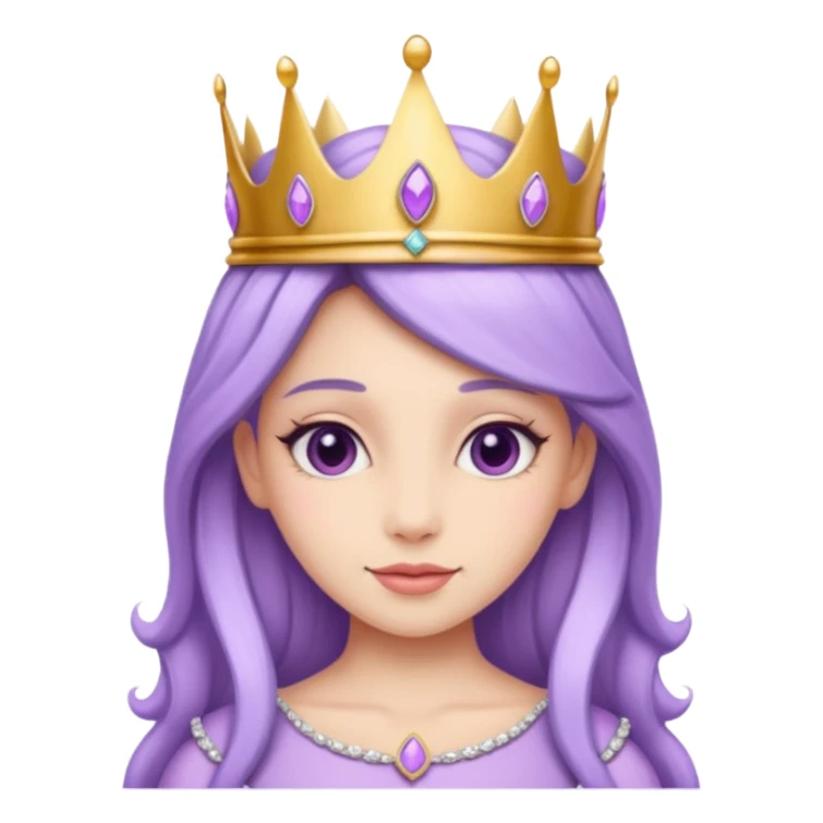 Lavender princess  sticker