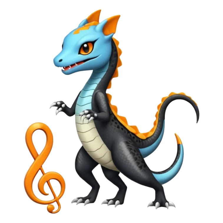 Meloetta-Dewott-Salandit-Pokémon-Fakémon-fusion-hybrid-creature sticker