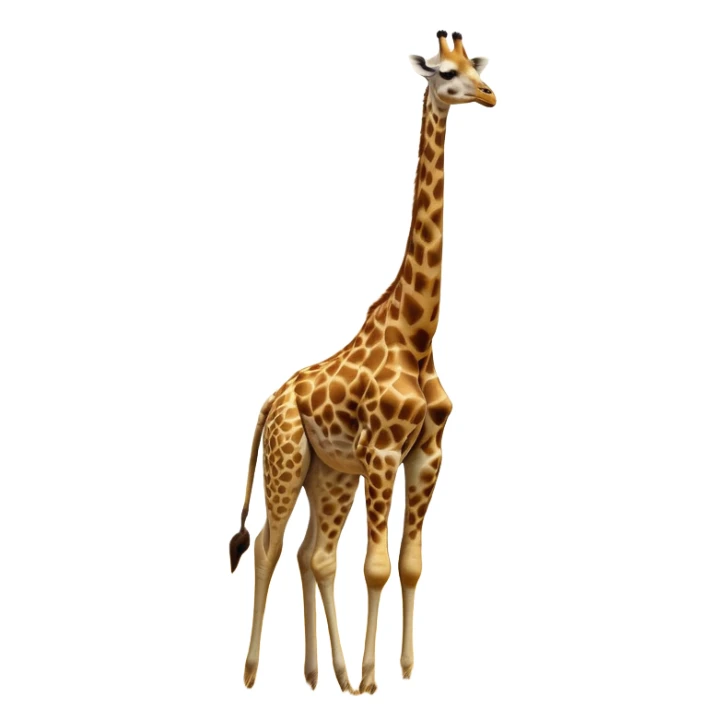cinematic-giraffe-realistic-full-body-standing-emoji,-towering-elegantly-over-the-savanna,-long-neck-arched-slightly,-head-tilted-dramatically,-sleek-golden-coat-with-bold-brown-patches,-large-dark-eyes-exuding-playful-wisdom,-simplified-yet-realistic-focused-features,-highly-detailed,-glowing-with-an-almost-sarcastic-glow sticker