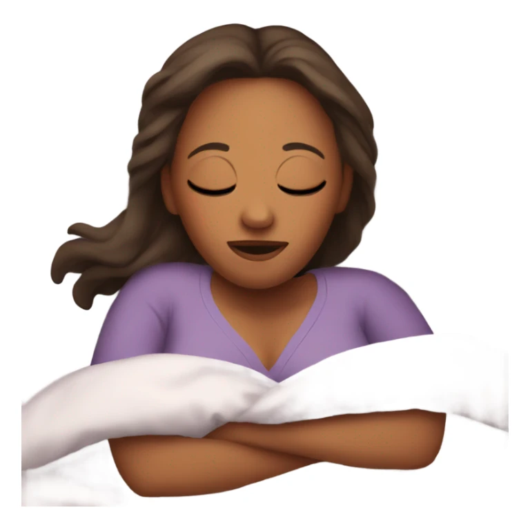 mom laying in bed sticker