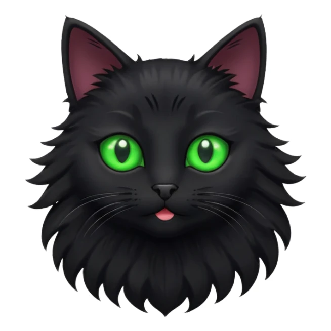 A black cat inside of a star ⭐️ 🐱 sticker