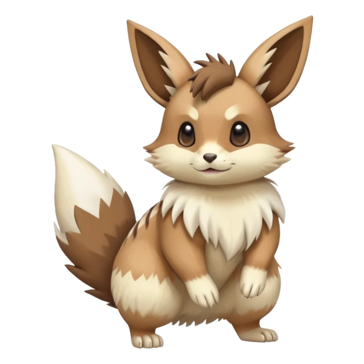 Eevee-Furret-Linoone-Hybrid (Full body) sticker