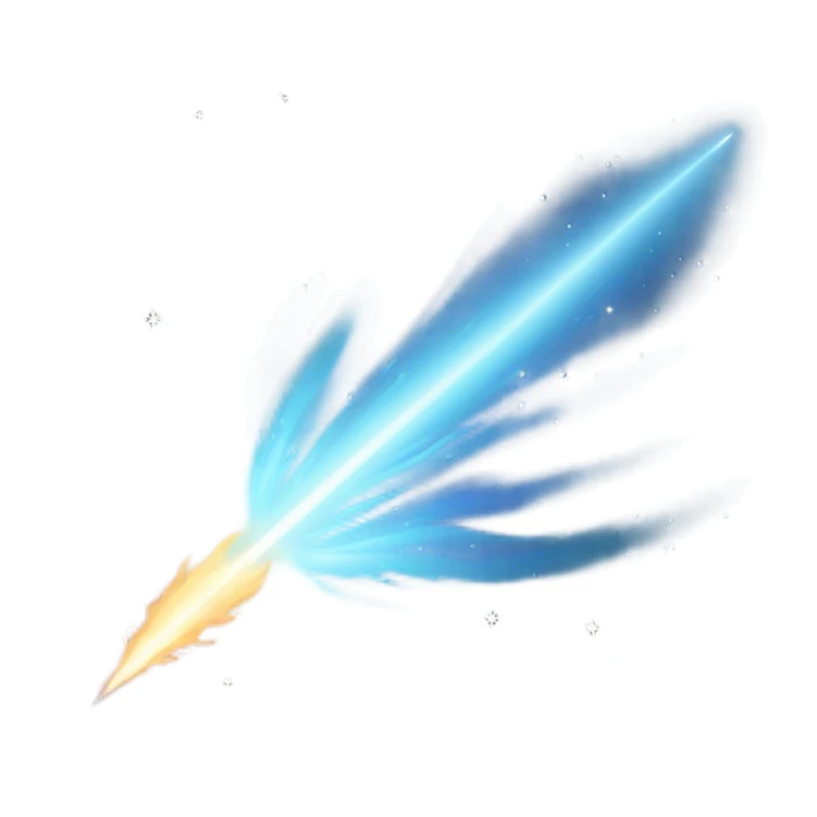  Cinematic Realistic Comet – A breathtaking image of a comet traveling through the cosmos, its icy nucleus releasing a brilliant, sweeping tail of glowing gas and dust. The light of distant stars refracts through the trail, creating a mesmerizing cosmic display. sticker