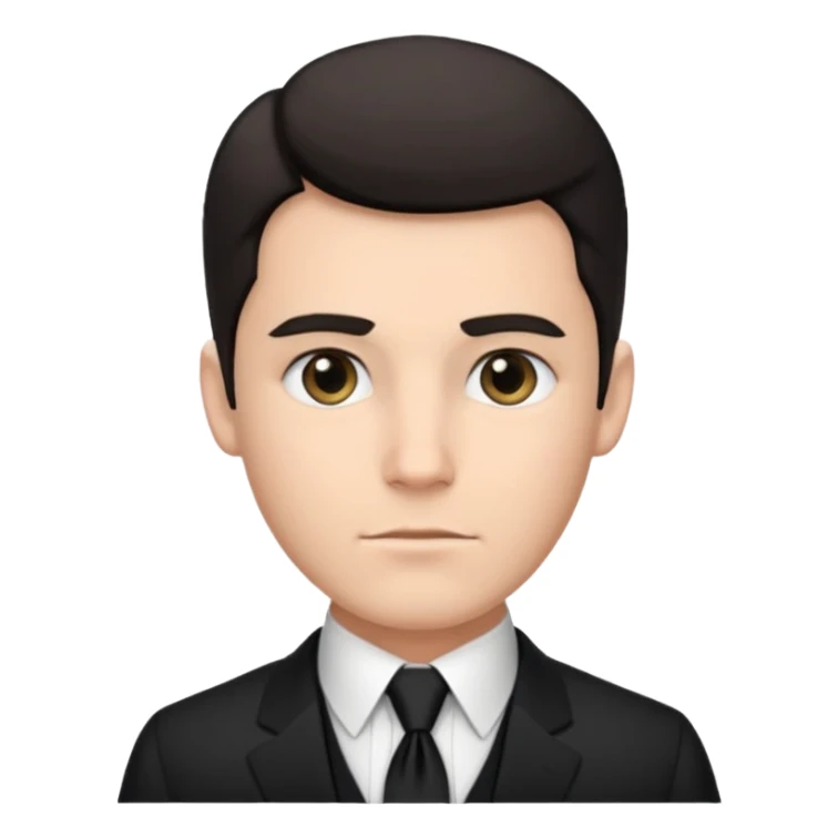 1800's american male sticker