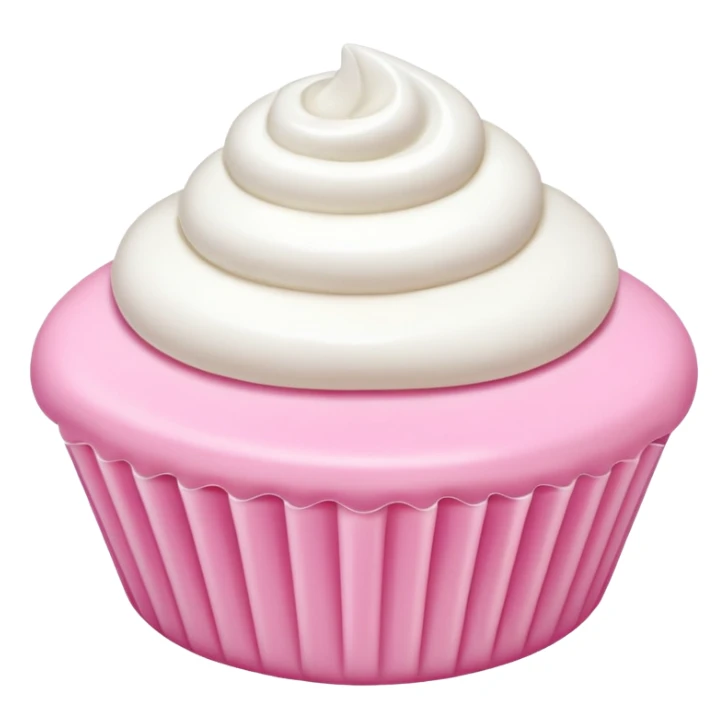 pink piping bag and white frost sticker