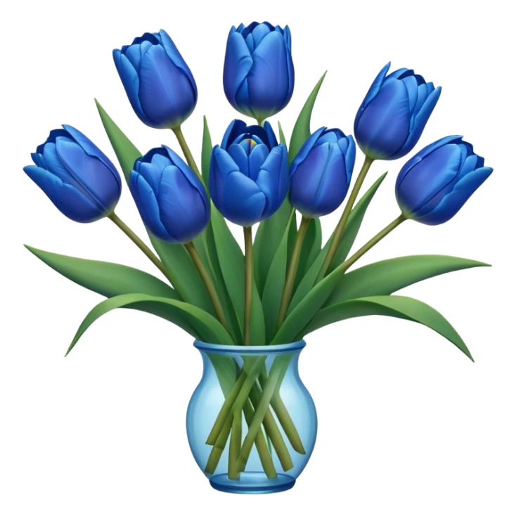 I need something for winter Video like bleu tulipe bouquet  sticker