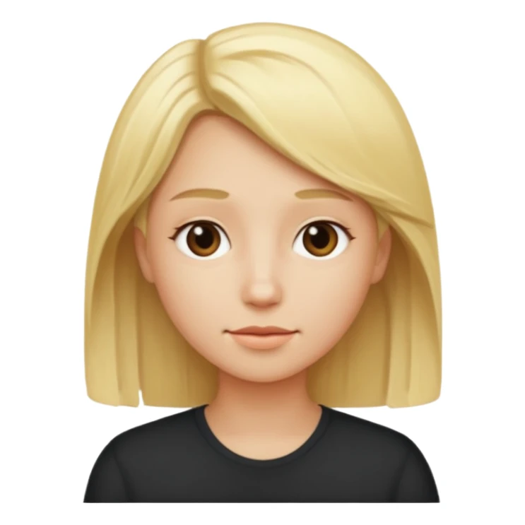 La même en + blond avec des cheveux un peu plus long  sticker