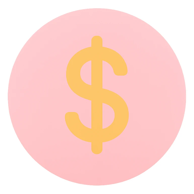pink money, elegant, minimal, soft gradients, no text sticker