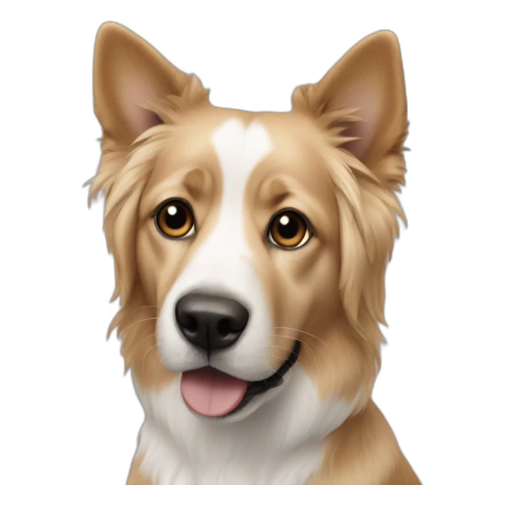 a photo of a dog sticker