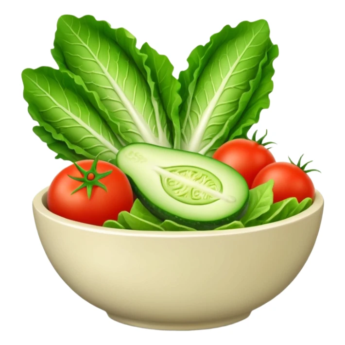 olive branch next to a bowl of salad sticker