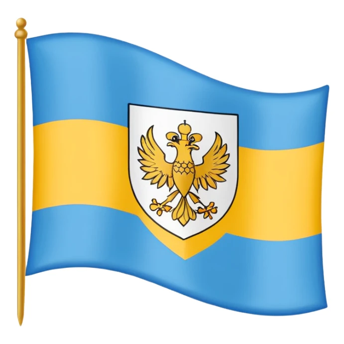 hazme un emogi de la bandera de galicia sticker