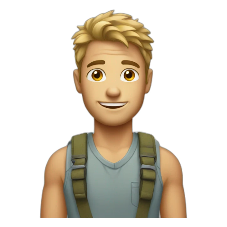 An Australian lad sticker